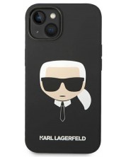 Калъф Karl Lagerfeld - Karl Head, iPhone 13/14, черен -1